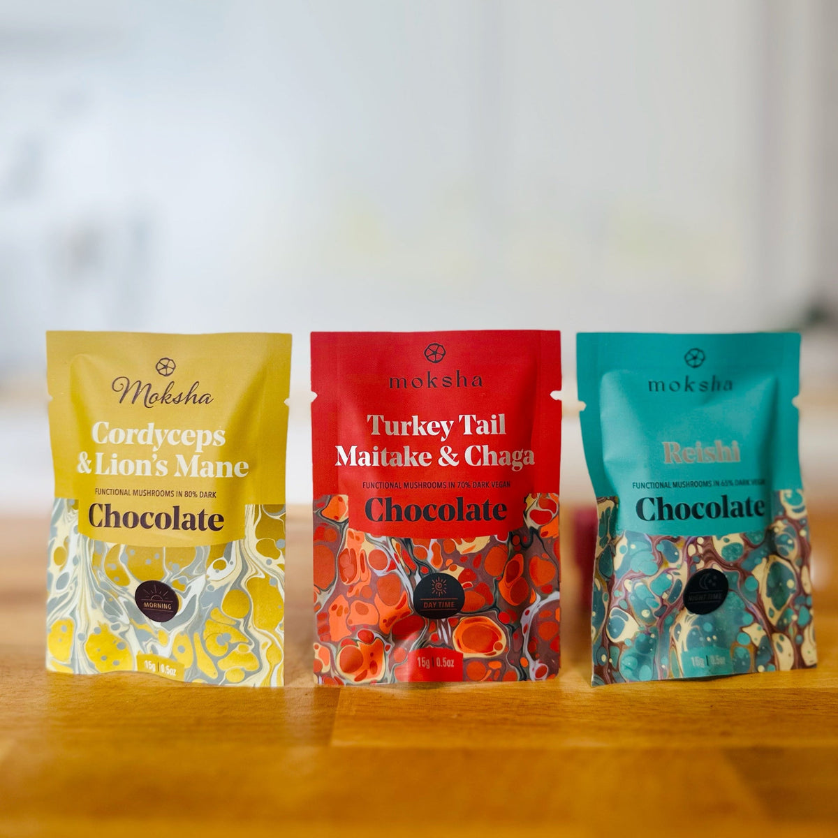 Mushroom Chocolate Tasting Sampler for Daily Vitality