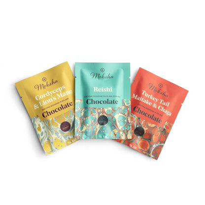 Mushroom Chocolate Tasting Sampler for Daily Vitality